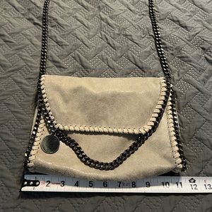 Soft Vegan Leather Gray Crossbody